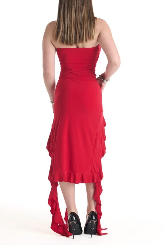 One-sleeve slit dress - Image 9