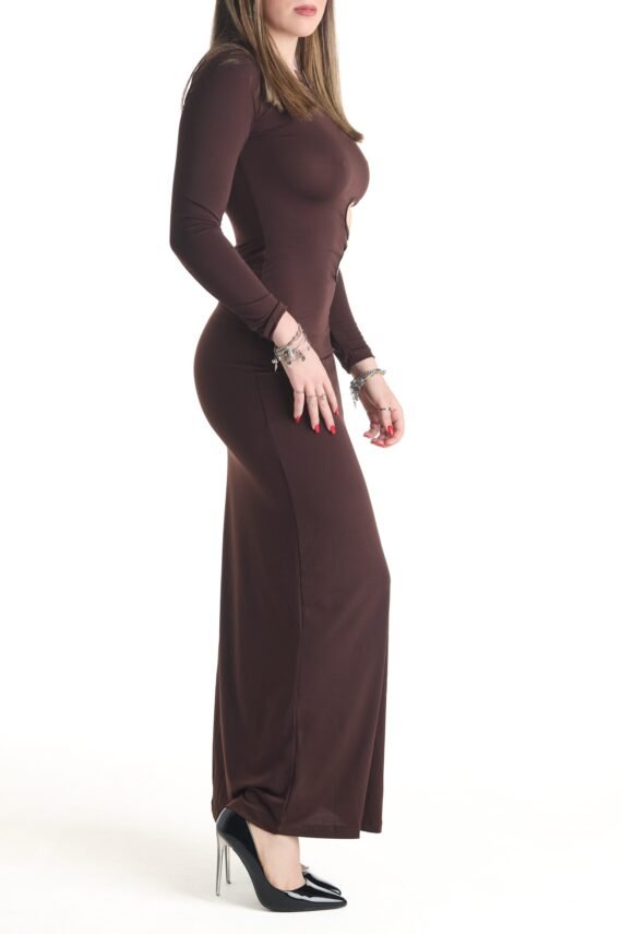 Knotted dress with slits - Image 15