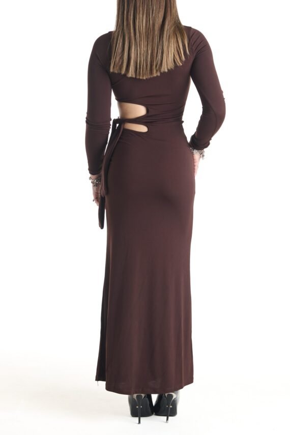 Knotted dress with slits - Image 17