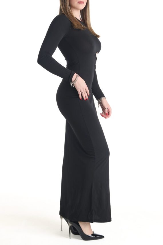 Knotted dress with slits - Image 27