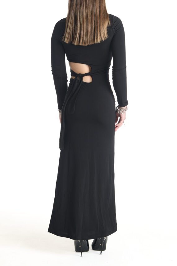 Knotted dress with slits - Image 29