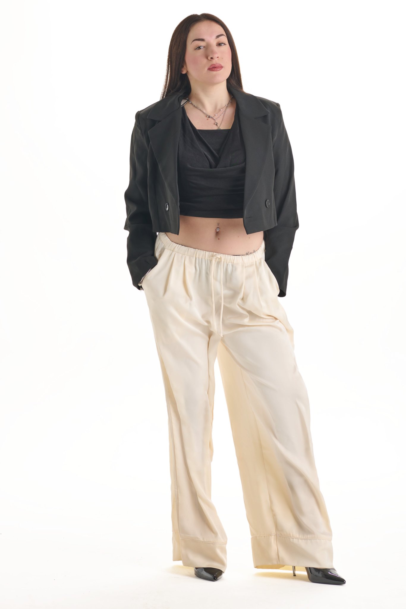 Satin pants