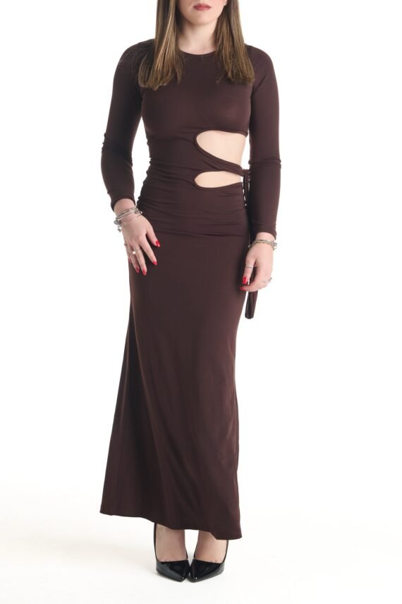 Knotted dress with slits - Image 14